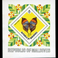 MALDIVES 1973 - Scott# 454 S/S Butterfly MNH - Malediven (1965-...)