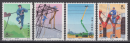 PR CHINA 1976 - Maintenance Of Electric Power Lines MNH** OG XF - Nuevos