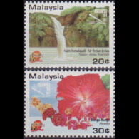 MALAYSIA 1994 - Scott# 497A-B Tourism 20-30c MNH - Malesia (1964-...)