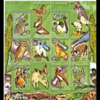 MALAGASY 1999 - Scott# 1416 Sheet-Wildlife MNH - Madagaskar (1960-...)