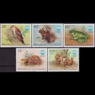 MALAGASY 1975 - #532-5+C145 Expo.-Wildlife Set Of 5 MNH - Madagaskar (1960-...)