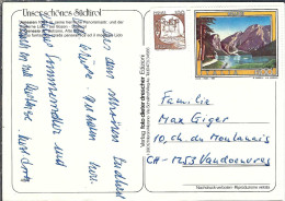 ITALIE Ca.1992: CP Ill. De S. Genesio Pour Vandoeuvres (Suisse) - 1991-00: Marcofilie