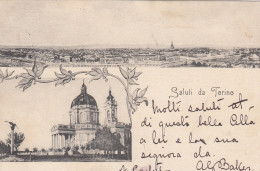 Saluti Da Torino 1910 (2 Scans) - Sonstige & Ohne Zuordnung