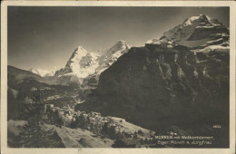 11308258 Muerren BE Wetterhoerner Eiger Moench Jungfrau Muerren - Sonstige & Ohne Zuordnung