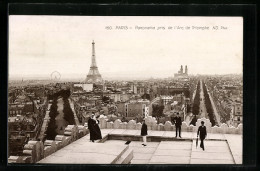 AK Paris, La Tour Eiffel, Eiffelturm, Panorama  - Sonstige & Ohne Zuordnung