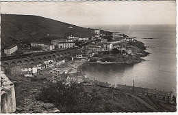 X126939 PYRENEES ORIENTALES CERBERE VUE GENERALE AVEC TRAIN TRAINS - Cerbere