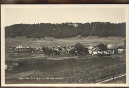 11306693 Ste Croix VD Panorama Et Le Mont Des Cerfs Waadtlaender Jura Ste-Croix - Autres & Non Classés