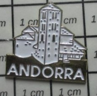 912c Pin's Pins / Beau Et Rare / VILLES / ANDORRA ANDORRE - Ciudades