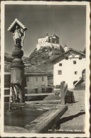 11306653 Tarasp Schloss Brunnen Kreuz Tarasp - Andere & Zonder Classificatie