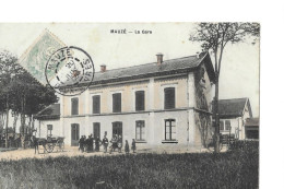 Cpa Mauzé  La Gare - Mauze Sur Le Mignon