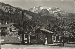 11306635 Lenk Simmental Bahnhofplatz Mit Wildstrubel Berner Oberland Lenk Im Sim - Andere & Zonder Classificatie