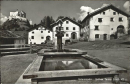 11306631 Tarasp Schloss Brunnen Unterengadin Graubuenden Tarasp - Autres & Non Classés