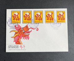 (CUP) Macau Macao 1988 Year Of The Dragon FDC - Briefe U. Dokumente