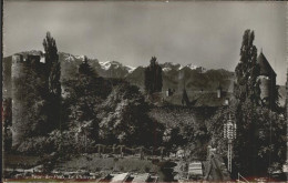 11306574 La Tour-de-Peilz Chateau Et Les Alpes De Savoie La Tour-de-Peilz - Autres & Non Classés