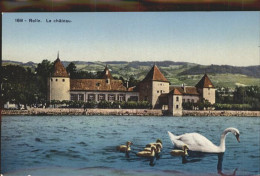 11306568 Rolle Vaud Genfer See Schwaene Schloss Rolle Vaud - Sonstige & Ohne Zuordnung