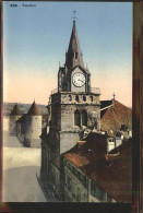 11306563 Yverdon-les-Bains L Eglise Et Le Chateau Yverdon-les-Bains - Andere & Zonder Classificatie