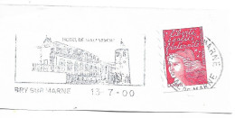 FRANCE. POSTMARK. BRY SUR MARNE. 2000 - 1961-....