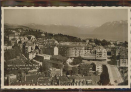 11306494 Lausanne VD Vue Partielle Lac Leman Et Les Alpes De Savoie Lausanne - Autres & Non Classés