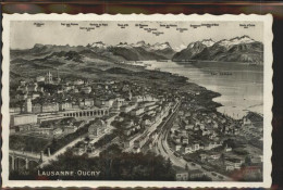 11306486 Ouchy Vue Partielle Lac Leman Et Les Alpes De Savoie Ouchy - Andere & Zonder Classificatie