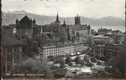 11306477 Lausanne VD Place Du Tunnel Cathedrale Lac Leman Alpes Voudoise Lausann - Altri & Non Classificati