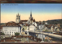 11306474 Lausanne VD Pont Bessieres Et La Cathedrale Lausanne - Other & Unclassified