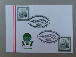 Österreich Pro Juventute - Mit Sonderstempel 26. 11. 1987 Dornbirn, Briefmarken Werbeschau (Nr.1540) - Otros & Sin Clasificación