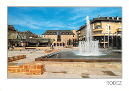 12 - Rodez - Place Raynaly Et Son Jet D'eau - Rodez