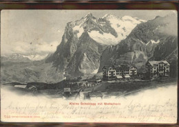 11306402 Grindelwald Kleine Scheidegg Mit Wetterhorn Berner Oberland Grindelwald - Autres & Non Classés