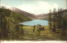 11306397 Davos GR Panorama Davosersee Graubuenden Kuenstlerkarte Davos GR - Andere & Zonder Classificatie