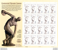 Sport. Centenario Olimpiadi 1996. - Hojas Bloque