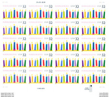 Hanukkah 1996. Autoadesivo. - Blocchi & Foglietti