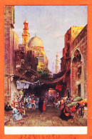 31969 / ⭐ Künstler-AK Carl WUTTKE R-133 ◉ Une Rue Au CAIRE ◉ Street In CAIRO 1905s ◉ RÖMMLER & JONAS Lithographie  - Cairo