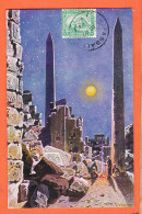 31955 / ⭐Künstler-AK Friedrich PERLBERG Egypte  ◉ LOUXOR Obelisques Obelisko 1907 à PENTECOUTEAU ◉ Lithographie R-147 - Luxor