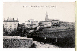 31875 / DARDILLY-Le-BAS 69-Rhone Vue Generale Villageois Chemin Entree Village  1920s - Andere & Zonder Classificatie