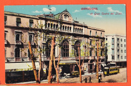 31807 / Rare BARCELONA Cataluña Gran Teatro Del LICEO Fachada Principal Las RAMBLAS 1910s -Color J VENINI N°17 - Barcelona