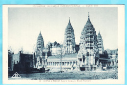 31595 / PARIS Exposition Coloniale Internationale 1931 Temple ANGKOR-VAT Sculpteur AUBERLET Architecte BLANCHE - Mostre