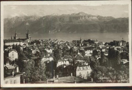 11306325 Lausanne VD Chateau Et Cathedrale Et Les Alpes De Savoie Lac Leman Laus - Other & Unclassified