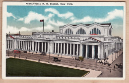 31755 / ⭐ ◉ PENNSYLVANIA RR Tation NEW-YORK 1920s Station Opened On Sept 8.1910 Cost Over 100M$ - Otros Monumentos Y Edificios