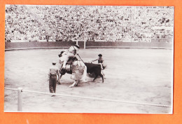 31817 / ♥️ ⭐ ◉ Carte-Photo (3) BARCELONA Corrida PIQUERO Picador Plaza Toros Monumental Arenes BARCELONE Bullfight 1930s - Barcelona