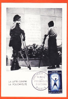 31652 / ⭐ ◉ Carte Maximum Lutte Contre La Poliomyelite VAINCRE 1er Premier Jour PARIS 31 Octobre 1959 Photo KEYSTONE - 1950-1959