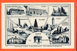 31591 / PARIS Exposition Coloniale Internationale Mai-Novembre 1931 Madagascar Belgique Etats-Unis Italie BRAUN 118 - Mostre