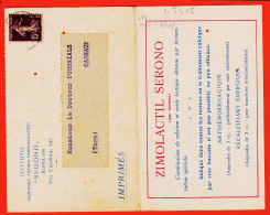 31553 / ROMA Instituto Medico FARMACOLOGICO SERONO Via CASILINA Cppub ZIMOLACTIL 1930 à Docteur FOURNIALS Carmaux - Otros & Sin Clasificación