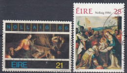 IRELAND 611-612,used,falc Hinged - Kerstmis