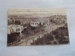 BIZERTE ( TUNISIE )  VUE D ENSEMBLE VERS LA GARE ET LA BAIE  PONTY 1939 CACHET MILITAIRE  BATAILLON DE CHAR - Tunisia