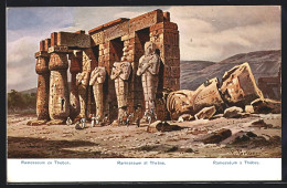 CPA Theben, Ramesseum  - Autres & Non Classés