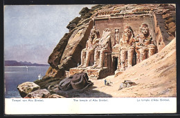 Künstler-AK Friedrich Perlberg: The Temple Of Abu Simbel  - Perlberg, F.