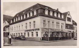 Bundespost PPC Hotel Restaurant Café 'Zum Wilden Schwein' ADENAU 1955 FREDERICIA Denmark Echte Real Photo (2 Scans) - Autres & Non Classés