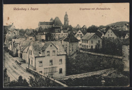 AK Weissenburg /Bay., Ringstrasse Mit Andreaskirche Aus Der Vogelschau  - Weissenburg