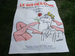 WOLINSKY LE ROI DES CONS GRANDE AFFICHE CINEMA 120X 160 - Affiches