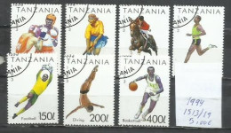 2793- SERIE COMPLETA TANZANIA DEPORTES 1994 Nº 1513/1519 SPORT BONITOS SELLOS TEMÁTICOS - Tanzania (1964-...)